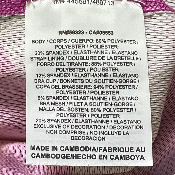 Nike Dri-Fit Geometric Racerback Activewear Tank Top Sz. L - Picture 9 of 10